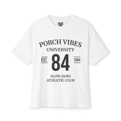 Porch Vibes University Tee