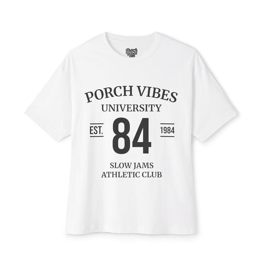 Porch Vibes University Tee